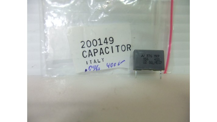 RCA 200149 capacitor .056uf 400v